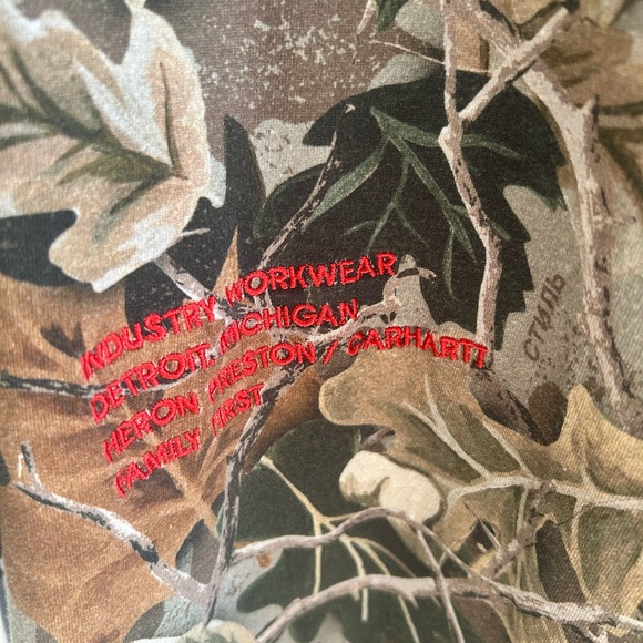 Carhartt WIP x Heron Preston Camo T-Shirt XL | Detroit | SS2017 Collab - Picture 5 of 8